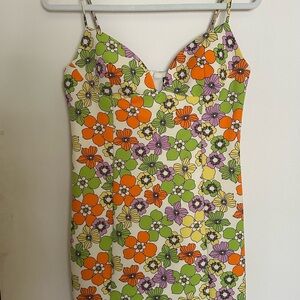Zara Multicolor Floral Dress